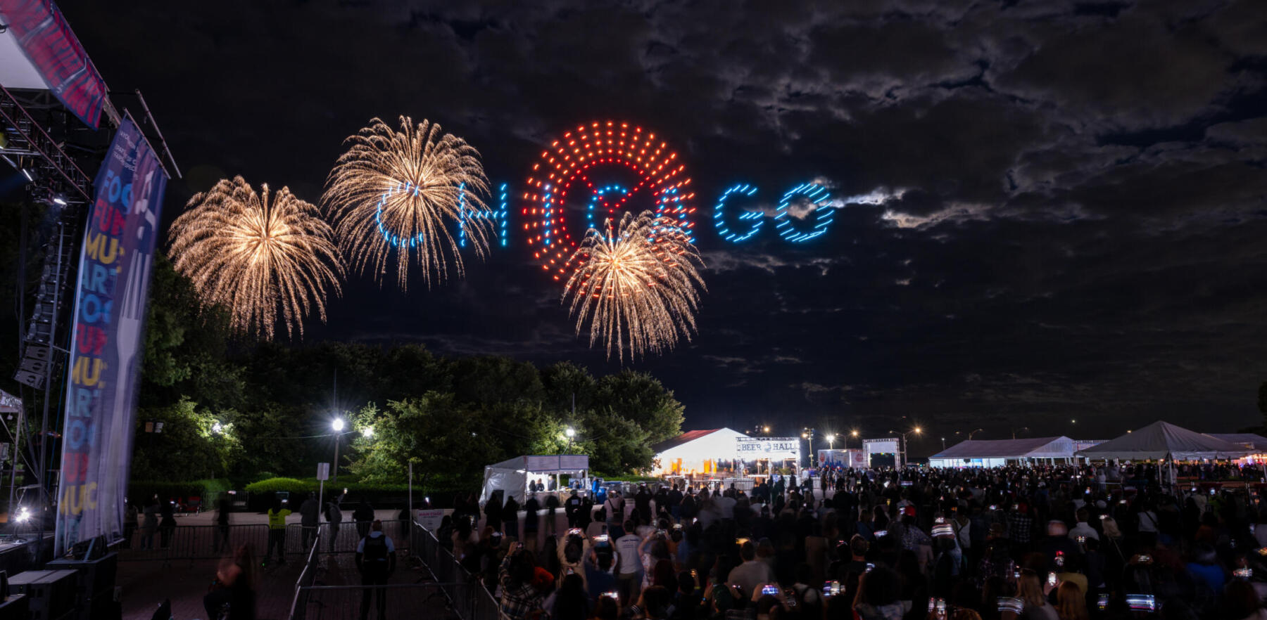 The Taste of Chicago festival in Chicago’s Grant Park; September 2025.
