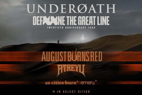 Underoath, August Burns Red & Atreyu – Define the Great Line 20th Anniversary Tour