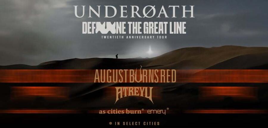 Underoath, August Burns Red & Atreyu – Define the Great Line 20th Anniversary Tour