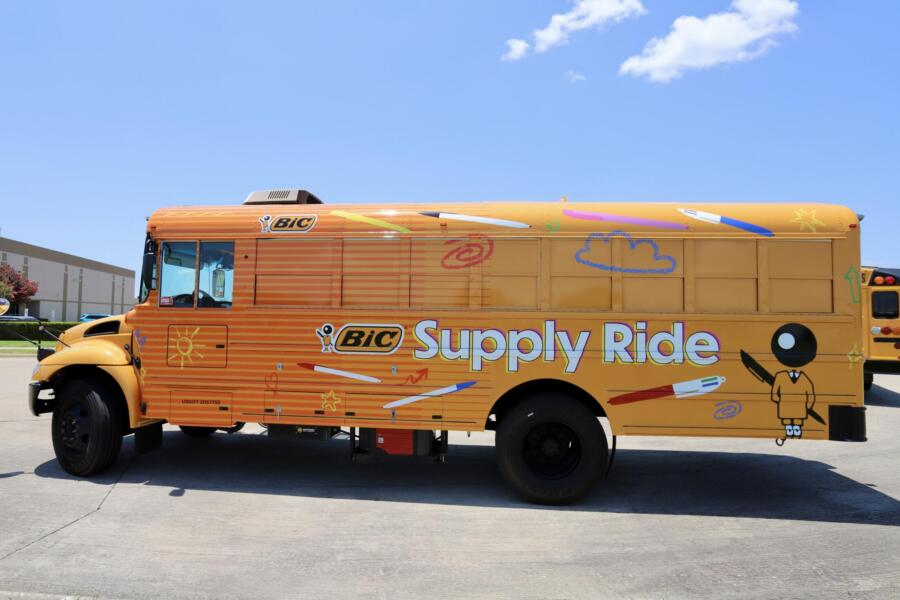 BIC Supply Ride Bus Tour – Free School Supplies for Teachers