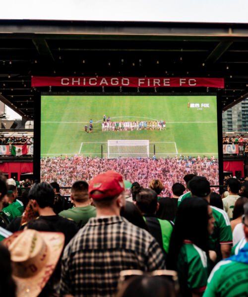 Chicago Fire Soccer Celebration at Recess