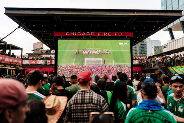Chicago Fire Soccer Celebration at Recess