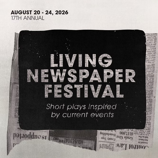 Jackalope Theatre Presents the 17th Annual Newspaper Living Festival