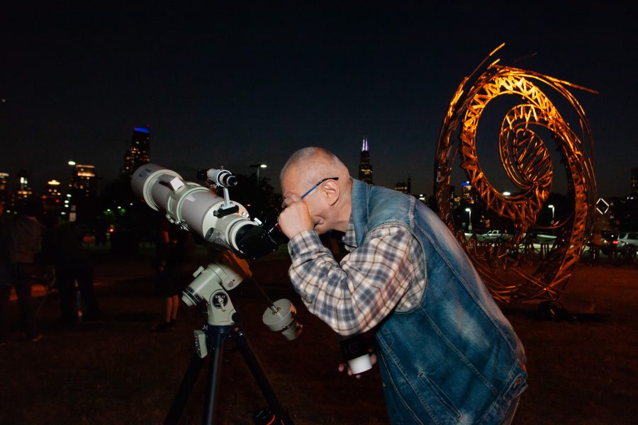 Adler Planetarium Scope Viewing 2