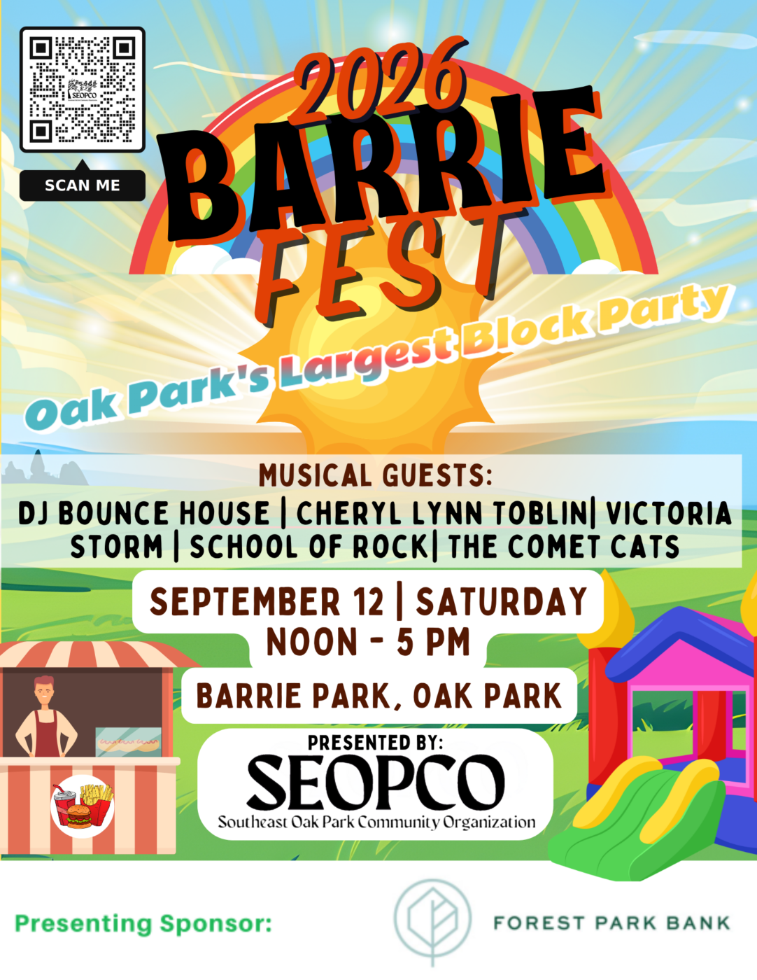 2026 BarrieFest Flyer with Dynamic QR Code
