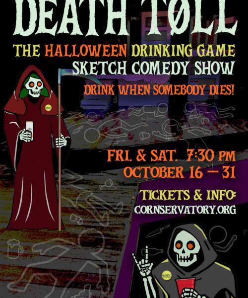 DEATH TOLL: The Halloween Drinking Game Sketch Comedy Show