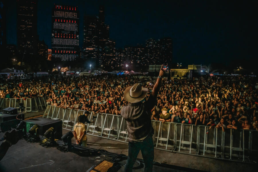 El Grito festival in Chicago celebrating Mexican Independence Day