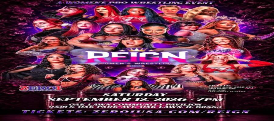 Zero1 USA Presents: Reign Women’s Pro Wrestling Event