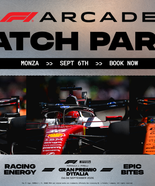 FORMULA 1® PIRELLI GRAN PREMIO D’ITALIA Watch Party at F1® Arcade Chicago