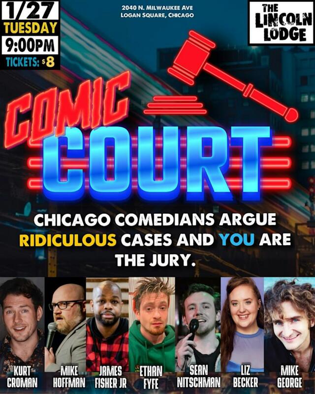 Comic Court: Chicago’s #1 Comedy Court show