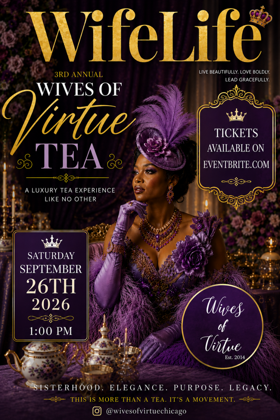 wov flyer for tea party 2026