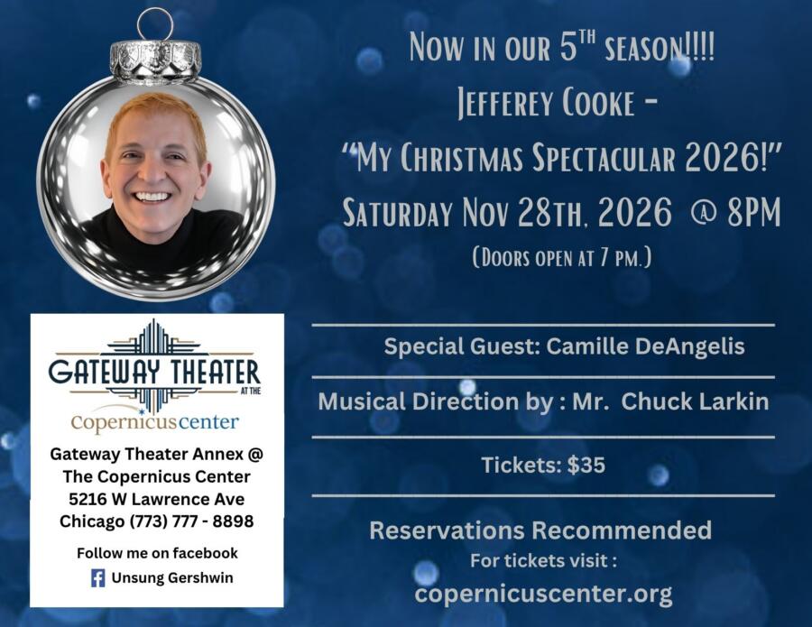 Jefferey Cooke- “My Christmas Spectacular 2026!”