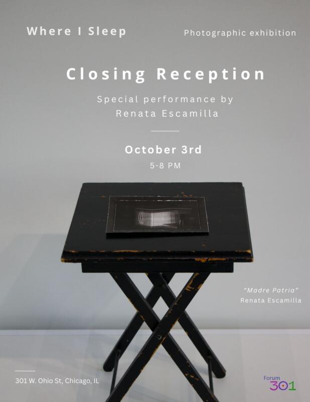 Where I Sleep Exhibition Closing with Special Performance