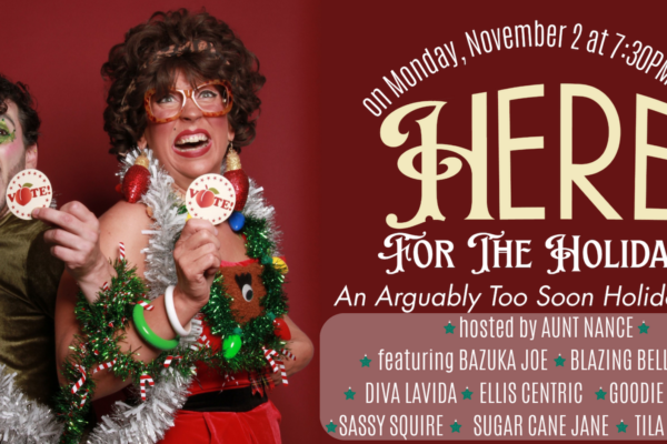 HERE: for the holidays