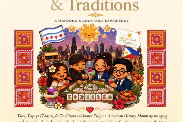Tiles, Tagays (Toasts), & Traditions – A Mahjong & Cocktails Experience Celebrating Filipino American History Month