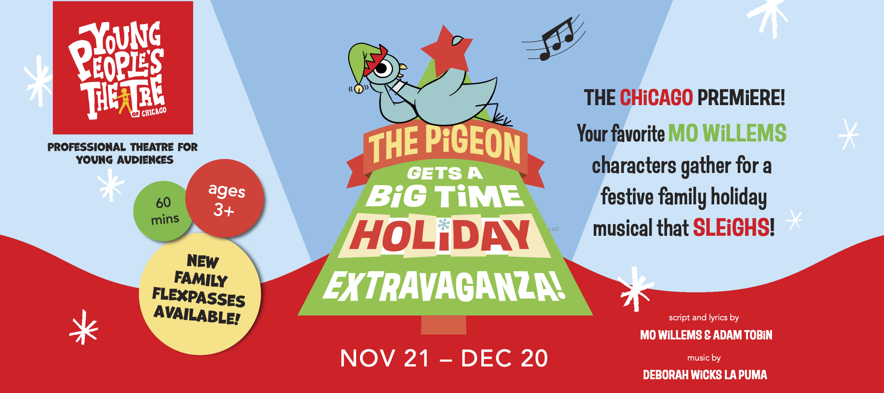 1800×800 Pigeon Holiday Graphic