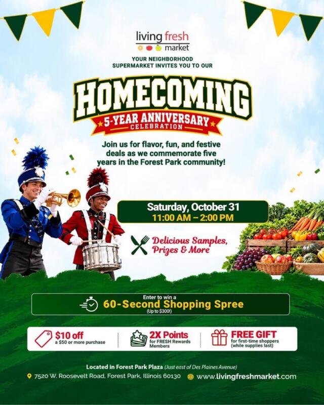 Living Fresh Market 5th Anniversary “Homecoming” Celebration