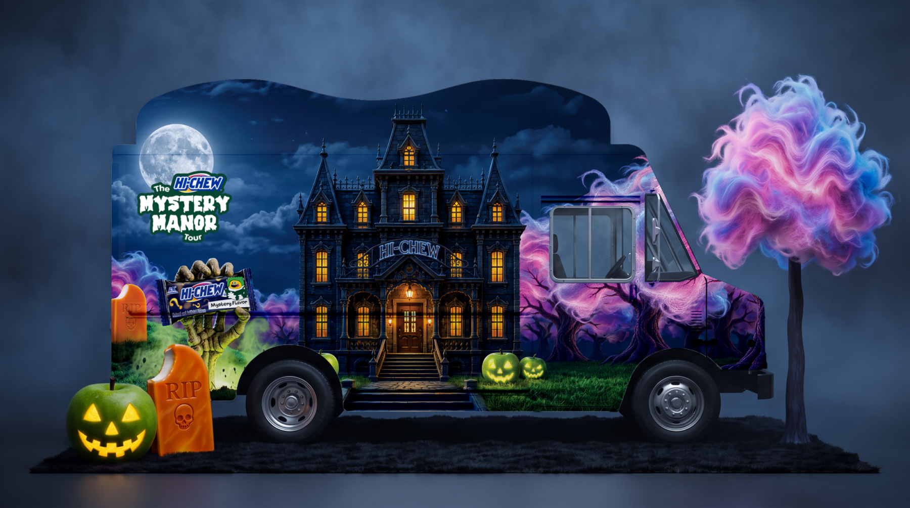 HI-CHEW Mystery Manor Rendering