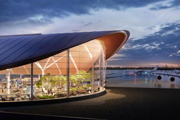 The future Concourse D at O'Hare International Airport